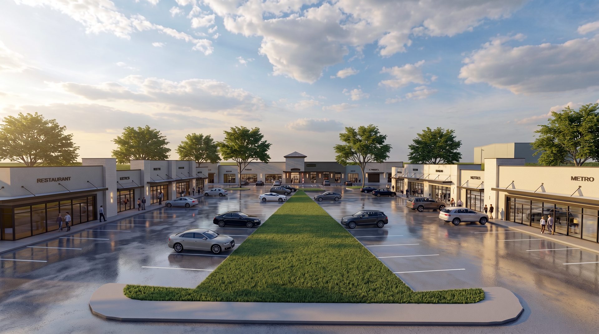 University Plaza architectural rendering